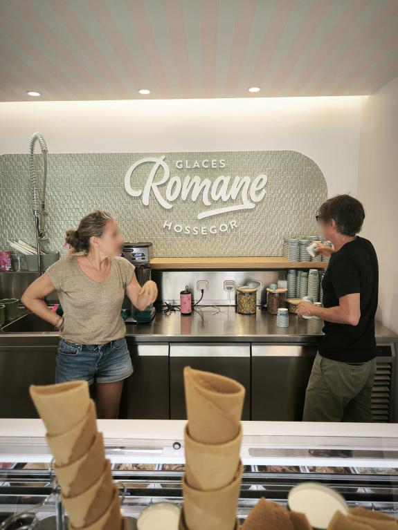 Glace Romane Hossegor - Enseigne - 40150 Soorts-Hossegor