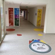 CHI de Mont de Marsan et du Pays des Sources - Marquage au sol et signalétique