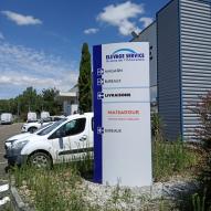 Elevage Service - Totem signalétique - 40500 Saint-Sever