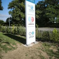 Pôle médical LA TORTE - Totem signalétique - Dax 40100